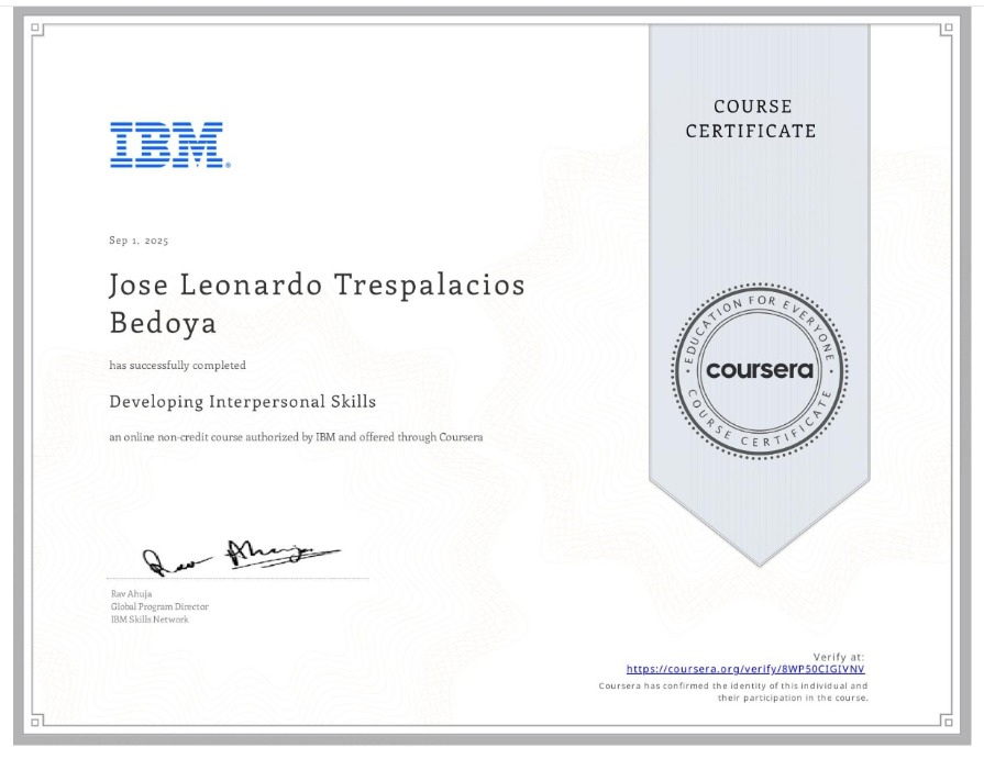 IBM Interpersonal Skills